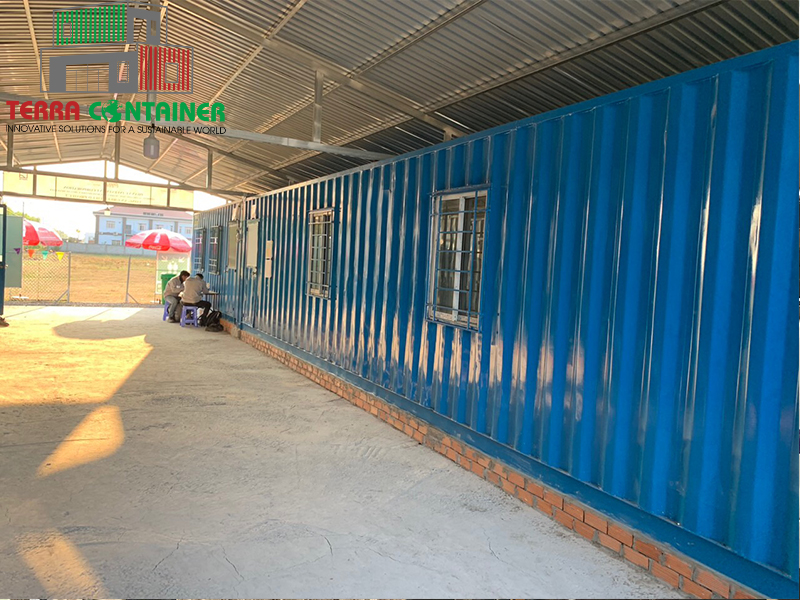 Container văn phòng 40 feet cho thuê tại công trường