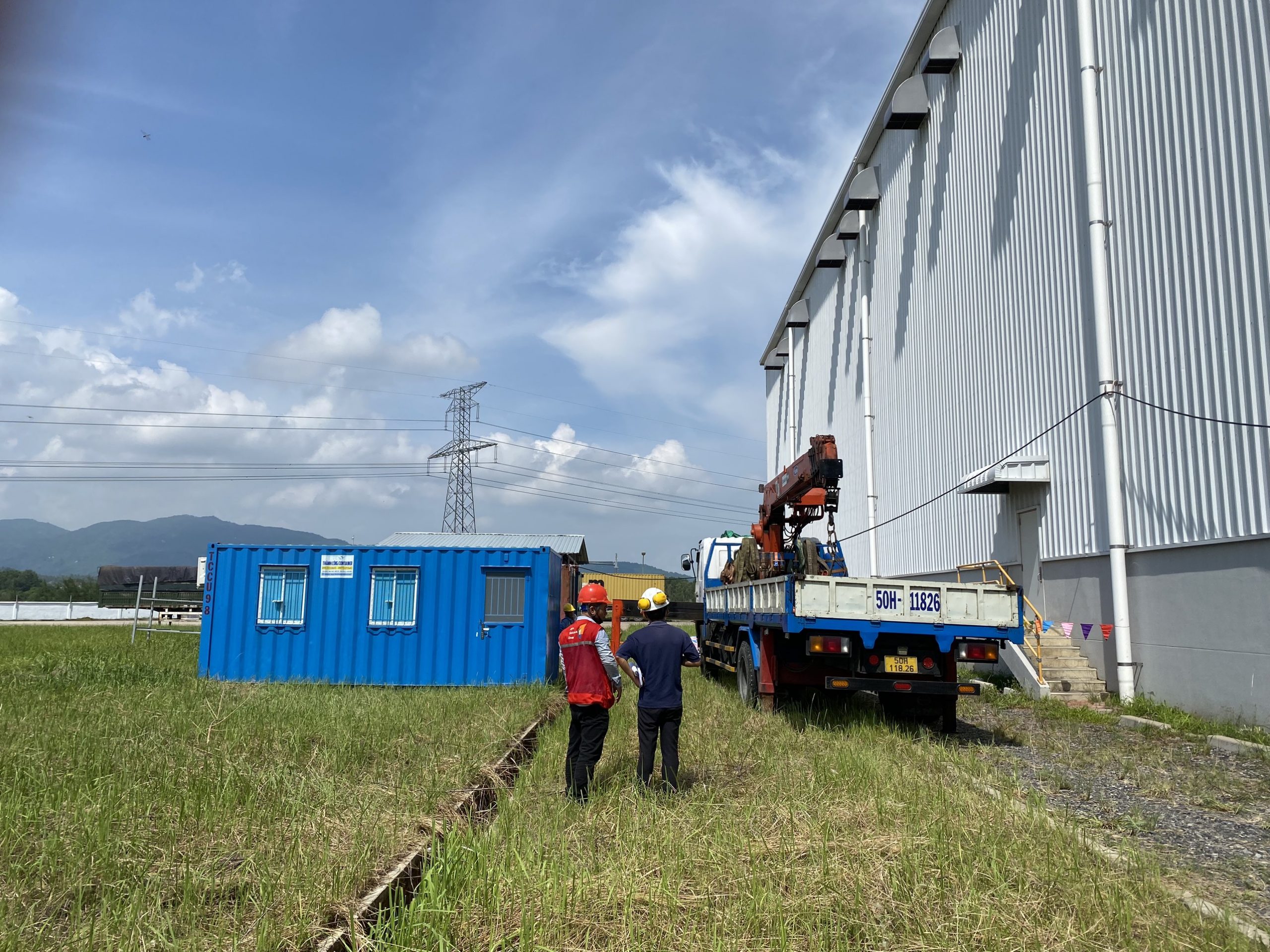 Cho thue container van phong 20 feet tai nha may