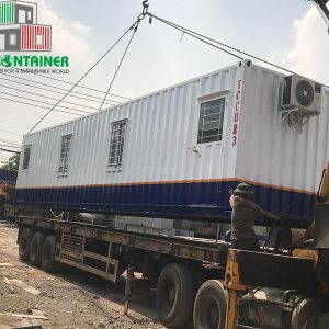 Container văn phòng 40 feet sơn 3 màu