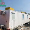 Container văn phòng 40 feet được sơn trắng