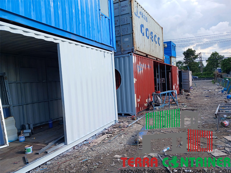 Nhà container được làm từ container 40 HC