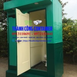 nhà vệ sinh di động 2 buồng