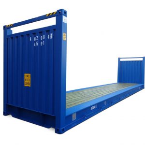 Open top flat rack container 40